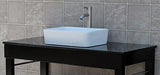 ELIMAX'S Bathroom Ceramic Porcelain Vessel Sink Rectangle CV7050E3 Oil Rubbed Bronze Faucet Pop Up drain