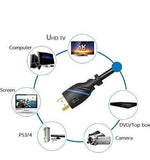 125ft (38.1M) High Speed HDMI Cable Male to Male with Ethernet Black (125 Feet/38.1 Meters) Built-in Signal Booster, Supports 4K 30Hz, 3D, 1080p and Audio Return CNE620152