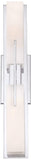Midtown Modern Wall Light Chrome 23 1/2