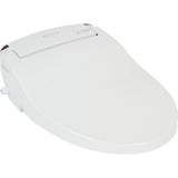 ALPHA JX Elongated Bidet Toilet Seat, White, Endless Warm Water, Rear and Front Wash, LED Light,Quiet Operation, Easy Wireless Remote Control, Low Profile Sittable Lid, 3 Year Warranty