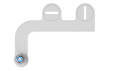 Bio Bidet SlimGlow Simple Bidet Toilet Attachment in White with Dual Nozzle, Fresh Water Spray, Non Electric, Easy to Install, Brass Inlet and Internal Valve