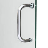 DreamLine Infinity-Z 44-48 in. W x 72 in. H Semi-Frameless Sliding Shower Door, Clear Glass in Oil Rubbed Bronze, SHDR-0948720-06