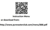 0PPM Portable 100GPD Reverse Osmosis RO+DI Filtration POQ-4B-100