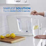 Aquasana Clean Water Machine, Powered Water Filter Dispenser, Filters 320 gallons, White