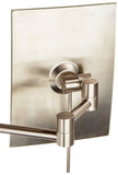 Jerdon JRT695N 6.5-Inch by 8.5-Inch Wall Mount Rectangular Makeup Mirror, Nickel Finish