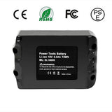 2Pack 6.0Ah 18V BL1860B Lithium-ion Replacement Battery with Indicator for Makita BL1860 BL1815 BL1830 BL1835 BL1840 BL1845 194205-3/194309-1 Tools