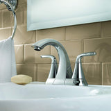 Pfister LF048PDCC Pasadena 2 Handle 4 Inch Centerset Bathroom Faucet in Polished Chrome