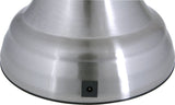 Zadro LEDOVLV410 - LED Lighted 10X/1X Oval Vanity Mirror with Satin Nickel Finish