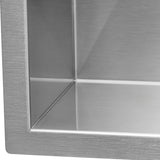 Ruvati 13 x 15 inch Undermount 16 Gauge Zero Raduis Bar Prep Kitchen Sink Stainless Steel Single Bowl - RVH7113