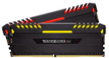 CORSAIR Vengeance RGB 16GB (2x8GB) DDR4 4000MHz C19 Desktop Memory - Black