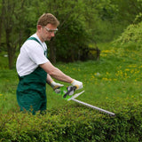 SereneLife Cordless Electric Hedge Trimmer - Yard Trimmer, Power Trimmer Bushes, Tree Bush, Shrub Trimmer, Perfect For Hedges and Shrubs, Rechargeable Battery, Charge Time 4 Hrs, 18V - PSLHTM36