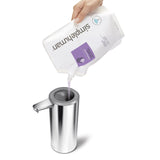 simplehuman 9 oz Sensor Pump, Polished Stainless Steel