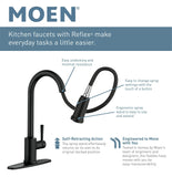 Moen 7545ORB Camerist Single-Handle Kitchen Faucet with Pullout Spout, Oil Rubbed Bronze